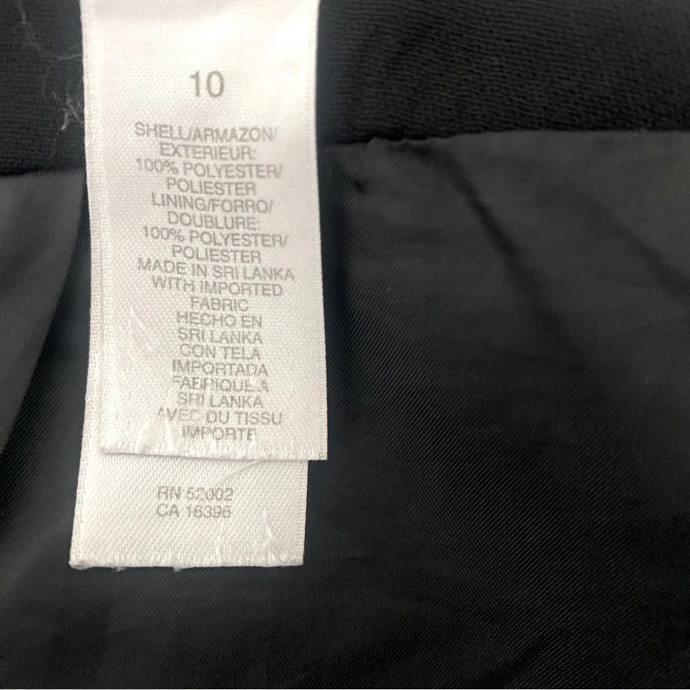 Emma & James Black Skirt with Inside Lining Size 10